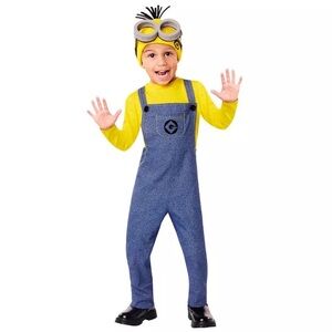 Kids Kevin Minion Costume Size 5T-6T